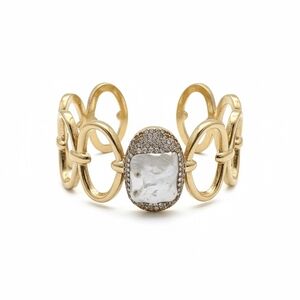 ATTERRI FRESH WATER PEARL & CRYSTAL  Gold  Women's Bracelet